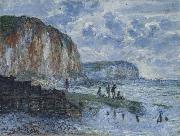 Claude Monet The Cliffs of Les Petites-Dalles France oil painting artist